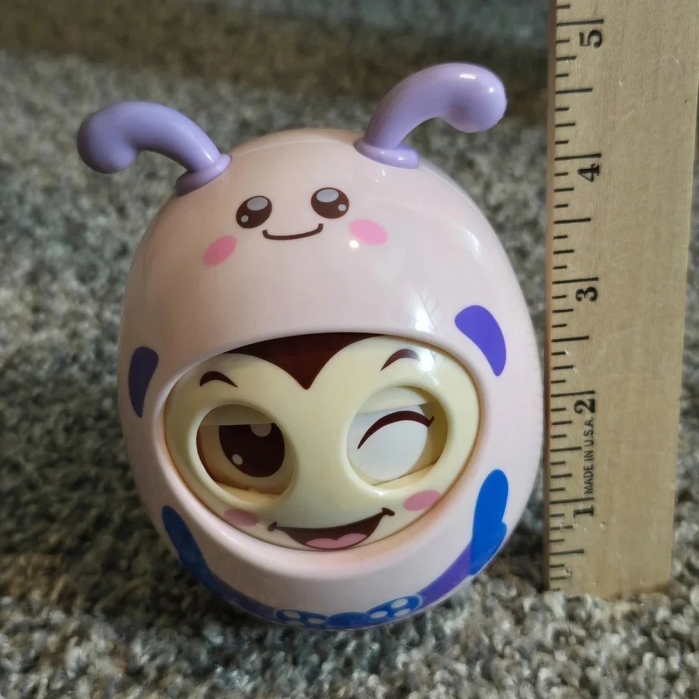 Soothing Baby Tumbler Rocking Infant Toy Grasping Sensory Toy Eyes Open Close‎